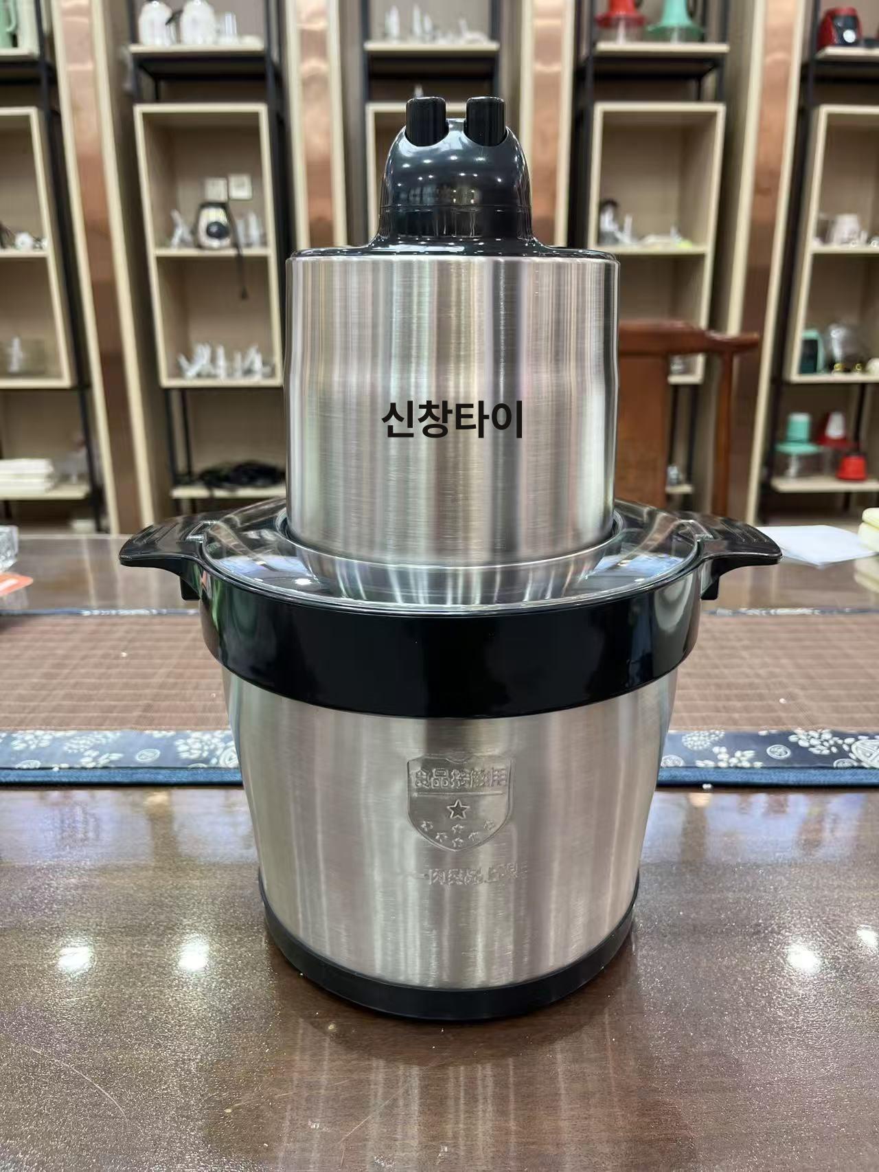 스텐 다지기 대용량 업소용 다용도 마늘까는기계 고추 물세척 초퍼 고강도 쵸퍼 - 상세 이미지 2