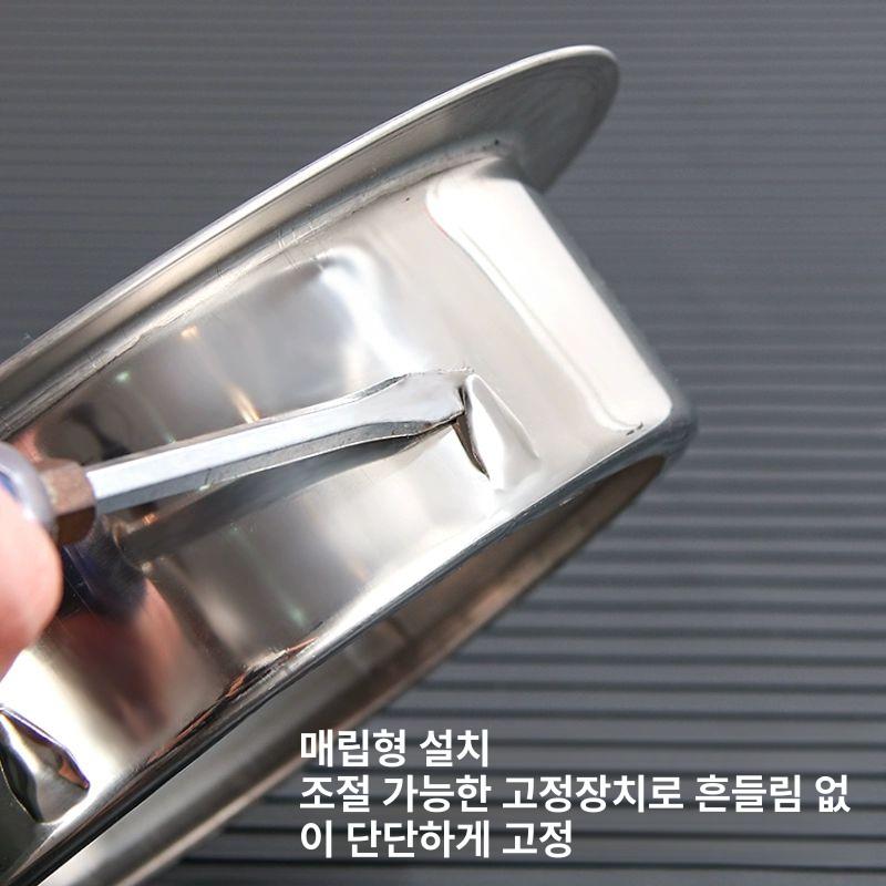 스테인레스 옥상트랩 필터 테라스 덮개 막힘방지 옥상커버 옥상루프드레인 우수드레인 - 상세 이미지 4