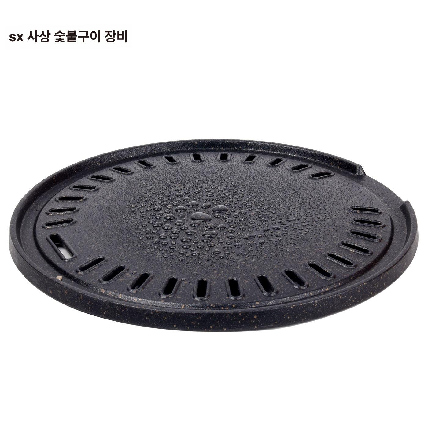 구이팬 맥반석 원형 철판 불판 주물팬 그릴팬 구이용 후라이팬 주방 이미지 6