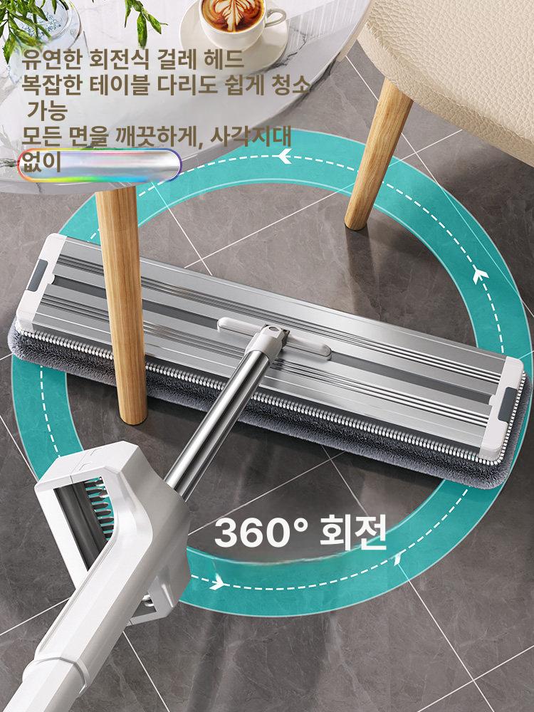 대리석 업소용대걸레 다용도 청소 리필 마포 막대 물통 극세사 세척 봉걸레 먼지 - 상세 이미지 3