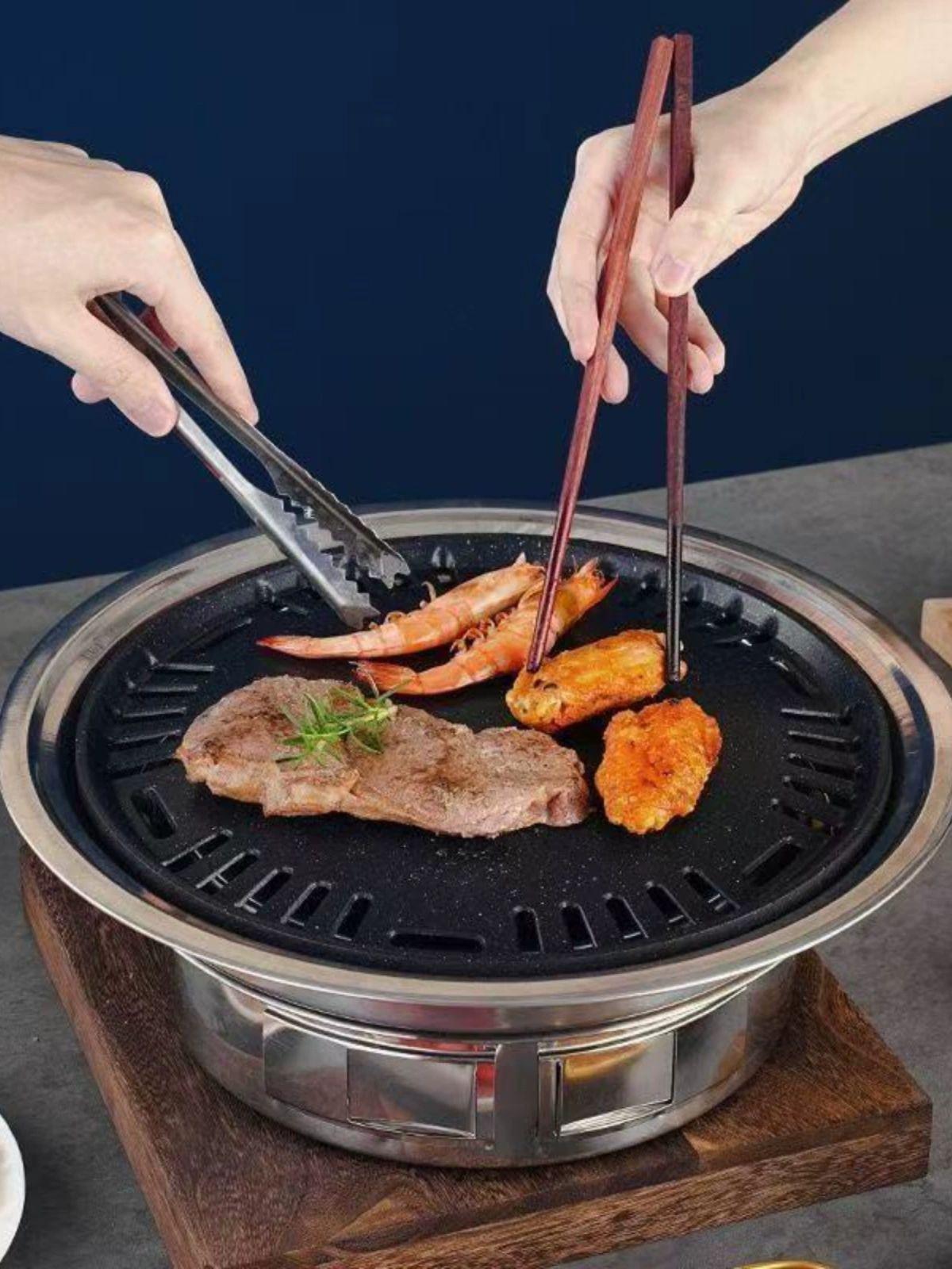 무카타 불판 태국 고기 무카타그릴 전골 요리 샤브샤브 냄비 - 상세 이미지 3