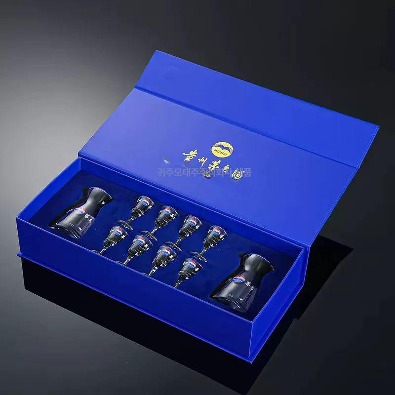 마오타이주 전용잔 주류 빨간상자 주전자 라벨 술주잔 소주컵 귀주 중국술잔 표시 - 상품 이미지