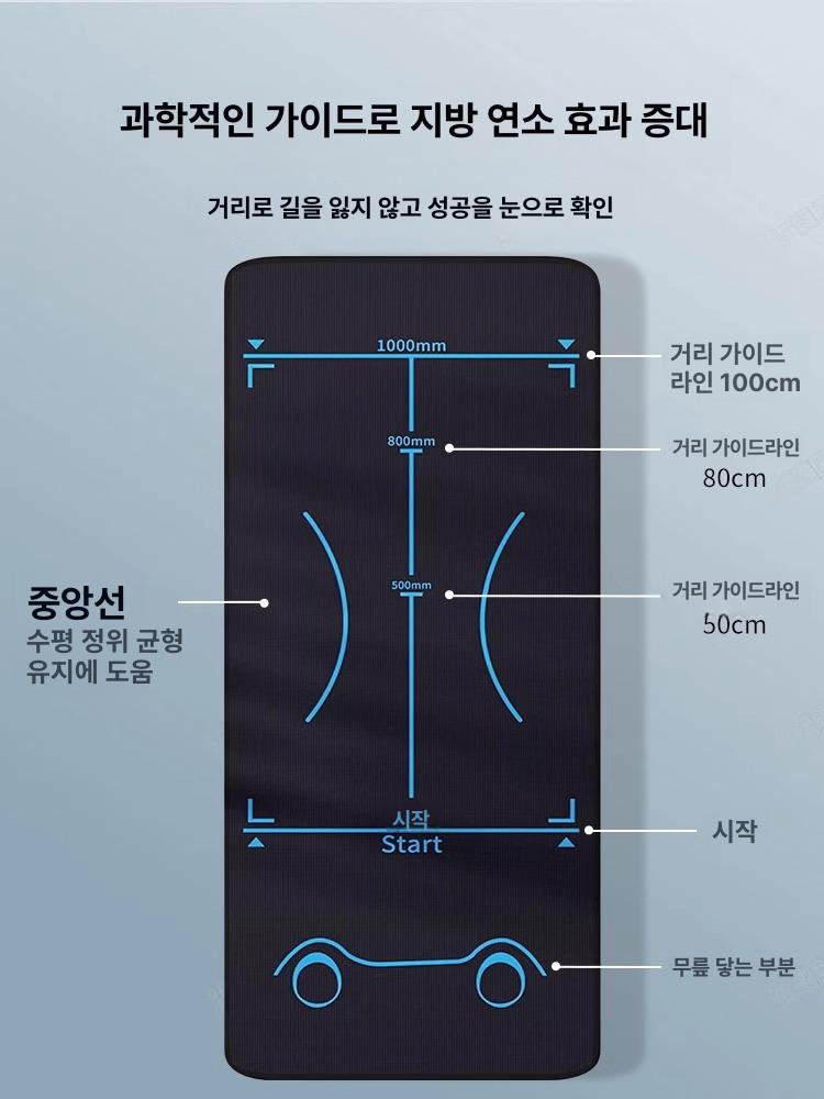 복근운동매트 코어강화 필라테스 요가 홈트레이닝 슬라이드 기구 엎드려운동 - 상세 이미지 4