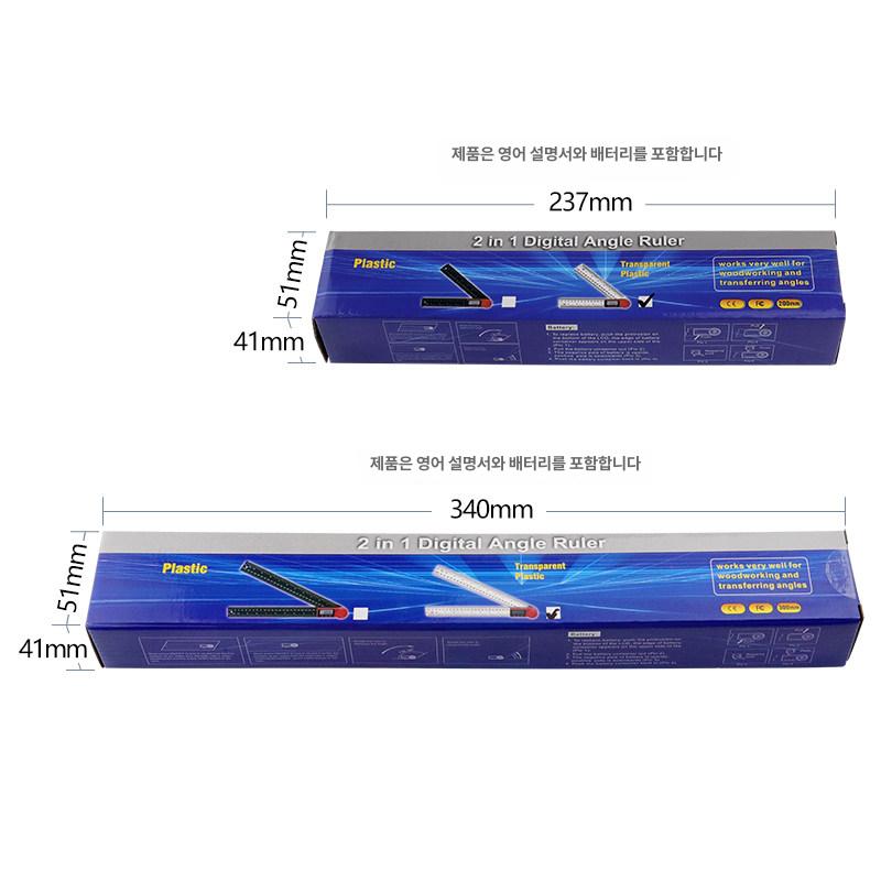 코너각 각도기 실측 인테리어 각도계 건축 측정 면적 도구 계측기 눈금자 거리 - 상세 이미지 5