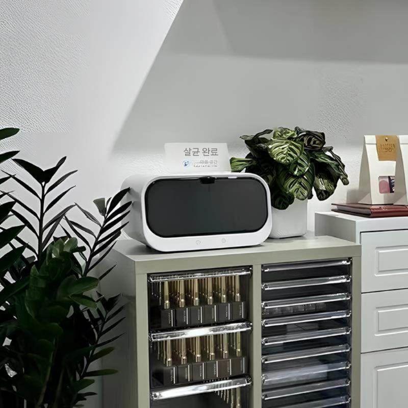 UV 살균기 업소용 네일샵 수건 소독기 타월 소형 자외선 도구 멸균기 이발소 타올 다용도 - 상세 이미지 2