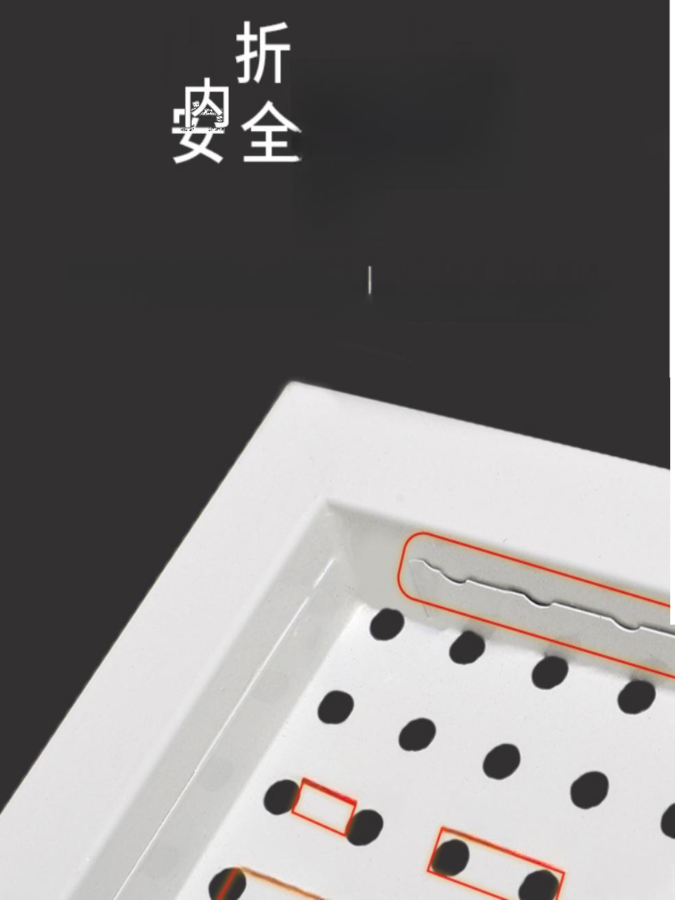 타공 보드판 벽면 사무실 수납 소품걸이 페그보드 진열대 작업실 전시판 정리 - 상세 이미지 4