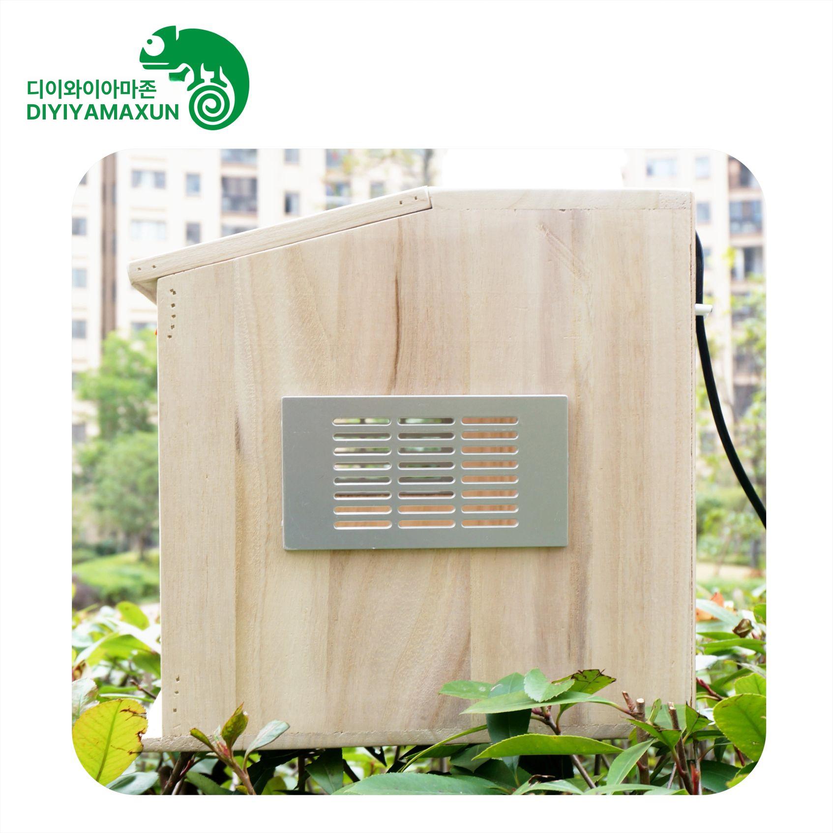 유리 크레사육장 양서류 하우스 키우기 테라리움 케이지 온도 레오파드게코 케이스 - 상세 이미지 5