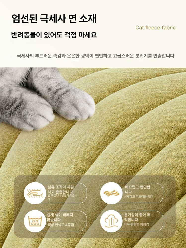 1인 안락의자 패브릭 독서 낮잠 수유 휴식 릴렉스 라운지 리클라이너 윙체어 - 상세 이미지 3