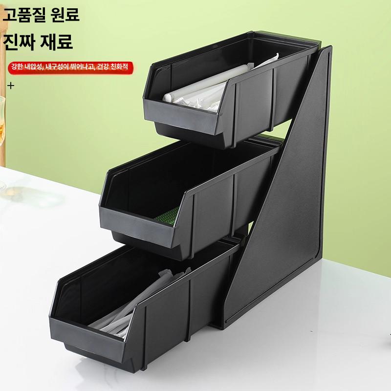 빨대 카페디스펜서 스트로우보관함 정리함 진열대 무인카페 무인매장용 - 상세 이미지 4