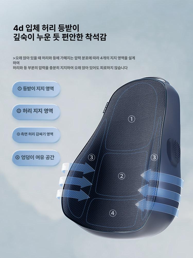 안마기 마사지쿠션 두드림 전신 마사지기 지압 소파 주무름 안마의자 경추 마사지봉 - 상세 이미지 4
