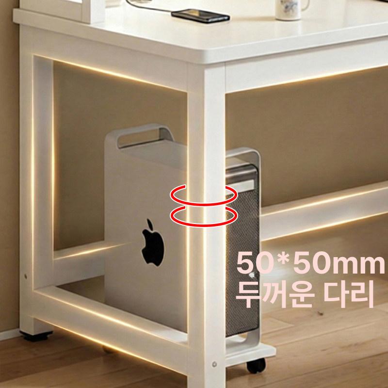 데스크 서재책상 사무용 프레임 컴퓨터책상 책상상부장 다용도 타공책상 판책상 - 상세 이미지 3