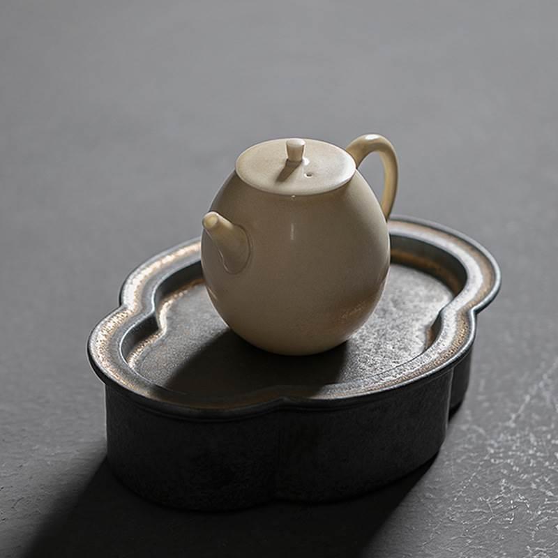 다도 차판 주석 트레이 받침대 찻잔 받침 차컵 찻상 세트 쟁반 - 상세 이미지 2