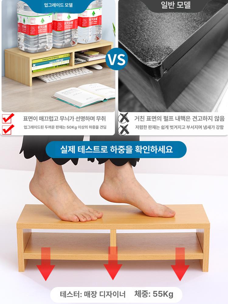 미니 책상위선반 책장 정리함 타공판 타공보드 책상정리대 타공선반 북스탠드 책상용 - 상세 이미지 4