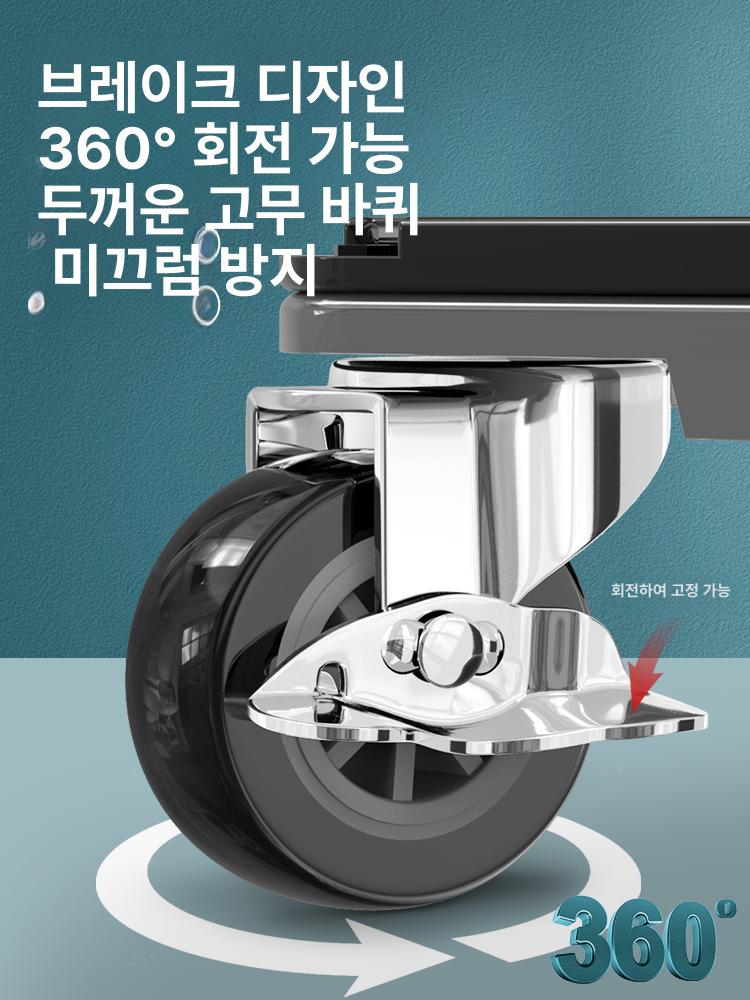 고중량 캐스터 건설 도비대차 중장비 운송 중장물 공장 강철휠 운반기 직선방향 - 상세 이미지 3