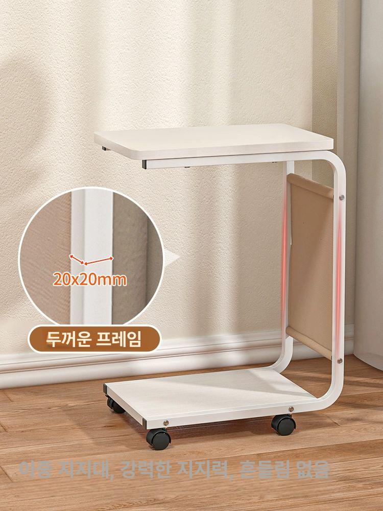 수납 본체받침대 바퀴형 홀더 사무용 다용도 컴퓨터본체선반 바퀴달린 바퀴선반 - 상세 이미지 4
