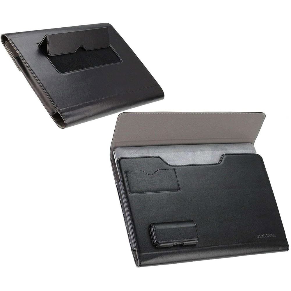 브루넬 블랙 가죽 2in1 Flow Z13 노트북과 - ROG 13.4인치 호환됩니다 폴리오 GZ302EA 케이스 게이밍 ASUS - 상품 이미지