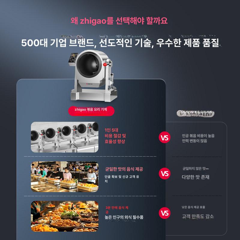 교반기 자동웍기계 업소용 자동볶음기 볶음밥기계 오토웍 자동조리기 회전냄비 회전식 - 상세 이미지 4