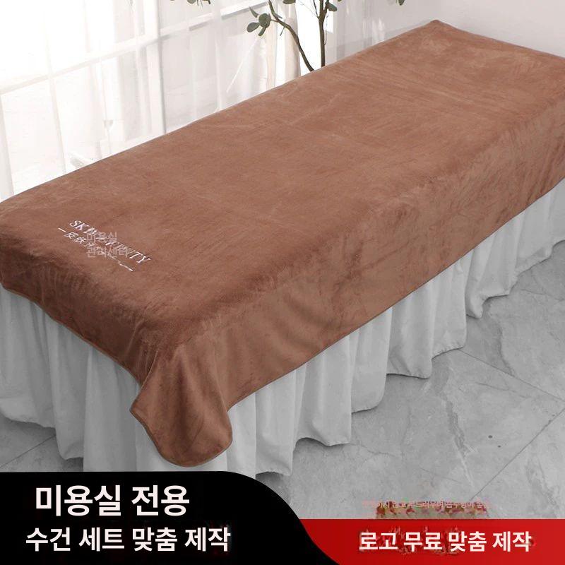 미용실 마사지 베드커버 일회용 안면 타올 고급 구멍 침대 시술용 패드 - 상세 이미지 2