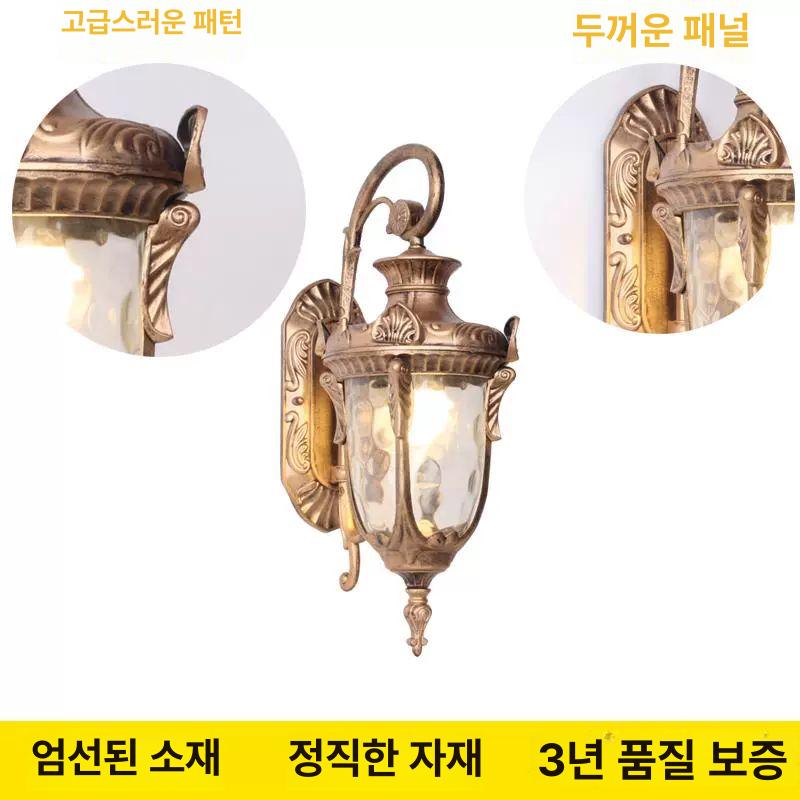 유럽식 가로등 LED 야외 정원등 램프 인테리어 광원 카페 전구 정원용 실외 잔디등 - 상세 이미지 4