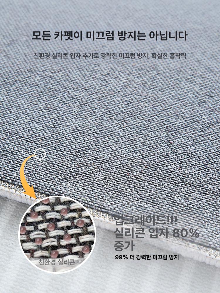 거실 레트로러그 북유럽 대형 사계절 디자인 카펫 플라워 프랑스 카페트 레트로 대형러그 - 상세 이미지 3