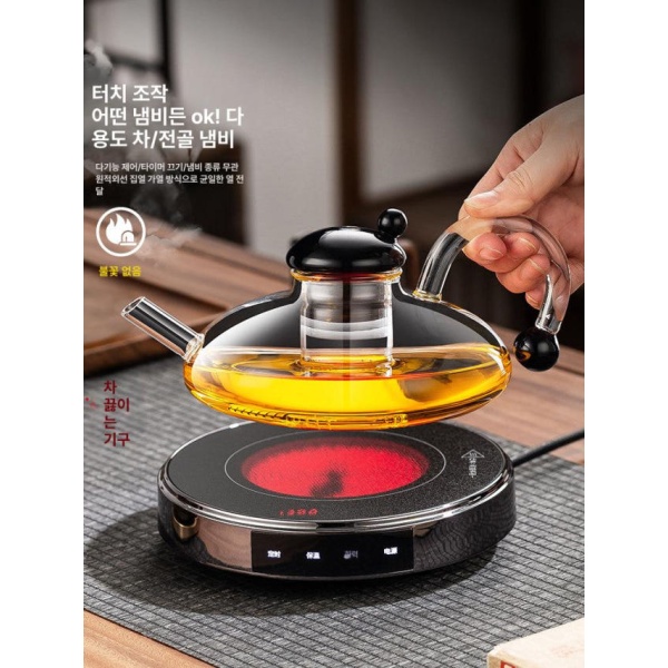 강력한 산업용 실험용 전기 곤로 플레이트 코일 q2 다이아몬드 블랙 800w - 상세 이미지 4