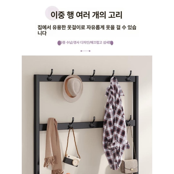 세련된 다기능 거실 스토리지 가정용 칸막이 코너 수납장 50 그레이 - 상세 이미지 5