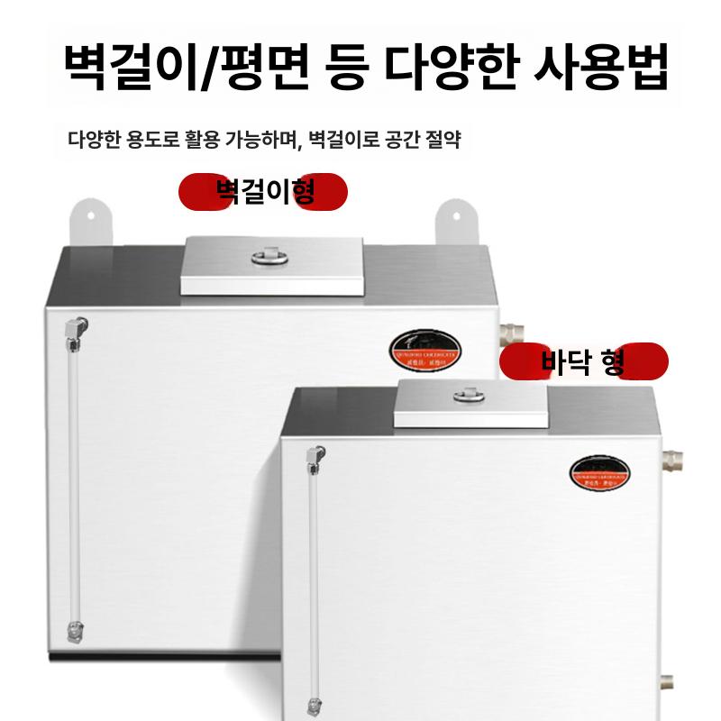 스테인리스 물탱크 60리터 보충용 저장통 식수 급수 보일러 농업 공업용 - 상세 이미지 4
