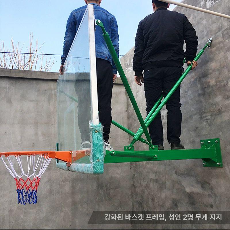 야외 농구골대 대형 스탠드 스포츠 실외 성인용 사이즈 훈련 정식규격 그물 높이 링 - 상세 이미지 2