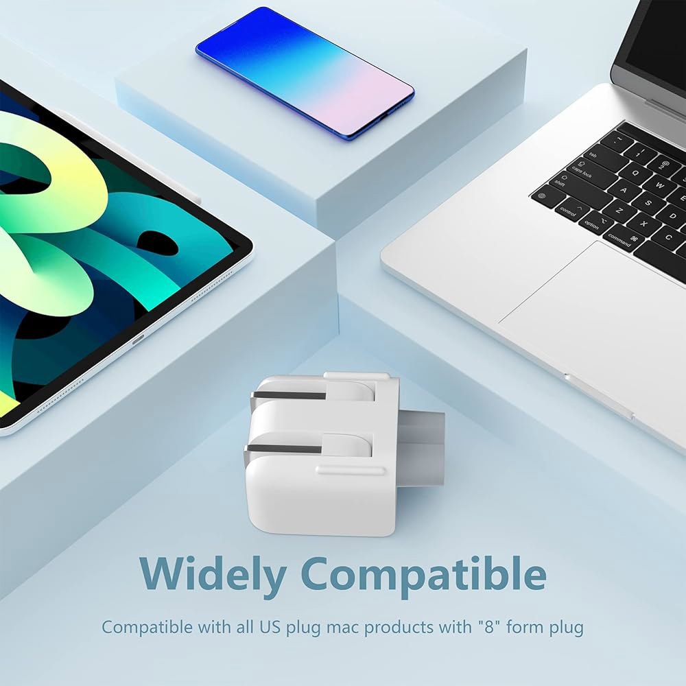 AC POWER LOGIC 접이식 덕 / - 미국 표준 플러그 iPod 충전 iBook 벽 SEOYO Pro Air 헤드 Mac 어댑터 헤드, - 상세 이미지 3