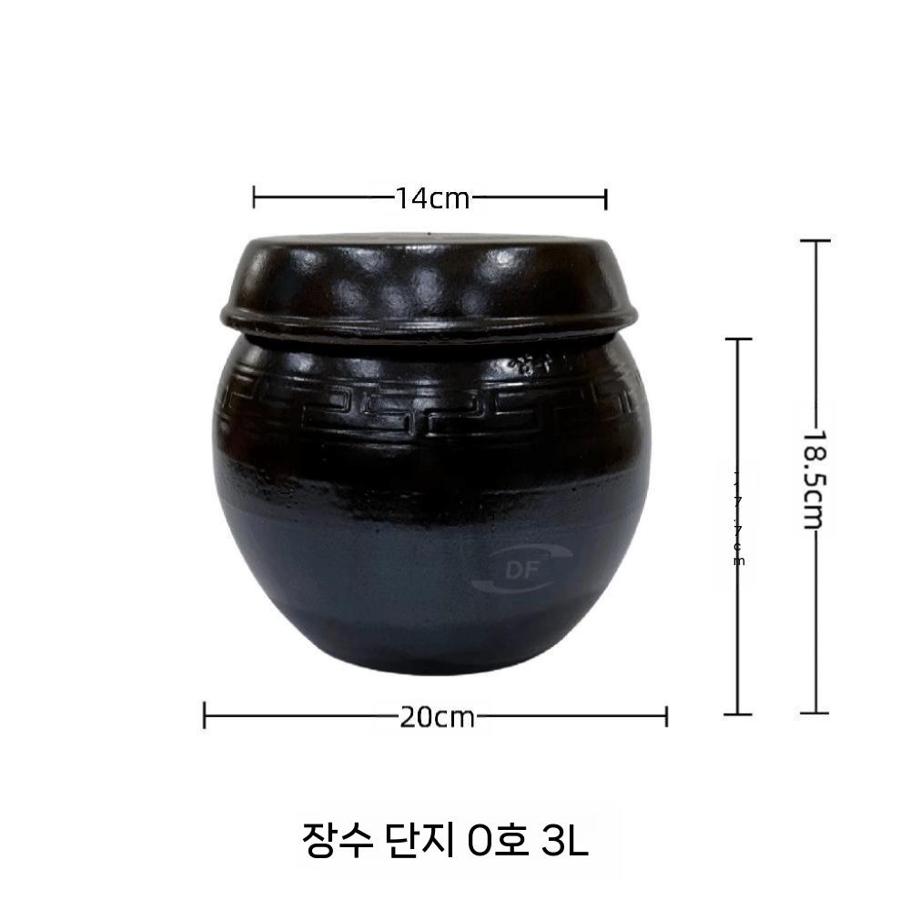 옹기단지 고추장단지 고추장항아리 된장 옹기항아리 무공해 이조전통옹기 고추장통 - 상세 이미지 3