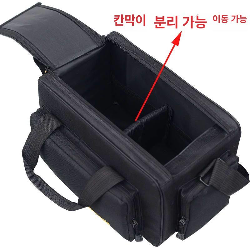 카메라 가방 숄더백 두꺼운 전문가용 사각백 백팩 사진 촬영 캔버스 빈티지 여행용 - 상세 이미지 3
