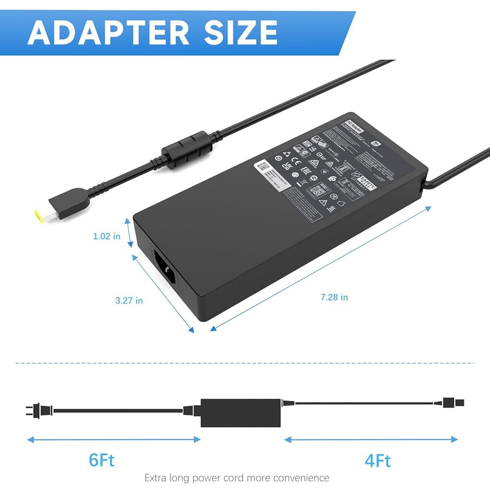 레노버 리전, 옐로우 교체 5i 노트북 게이밍 9i, 16IRX9H, 팁 7i, ADL330SLC3A와 POWER 충전기 16ARX8H 코드 16IRX8, 프로 LOGIC 리전 - 상세 이미지 3