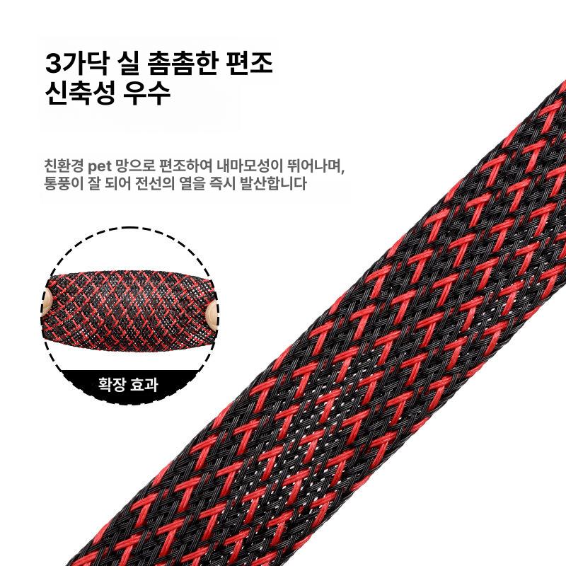 고온용튜브 유리섬유 단열성 절연 보호관 비접착 케이싱 난연튜브 산업용 가이드 덕트 - 상세 이미지 2