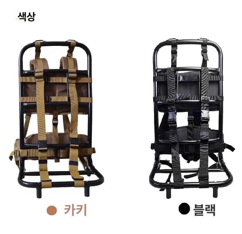 등산 산악용 백팩 가방 알루미늄 지게 캐리어 농사 야외 캠핑 등산용품 대용량 - 상세 이미지 4