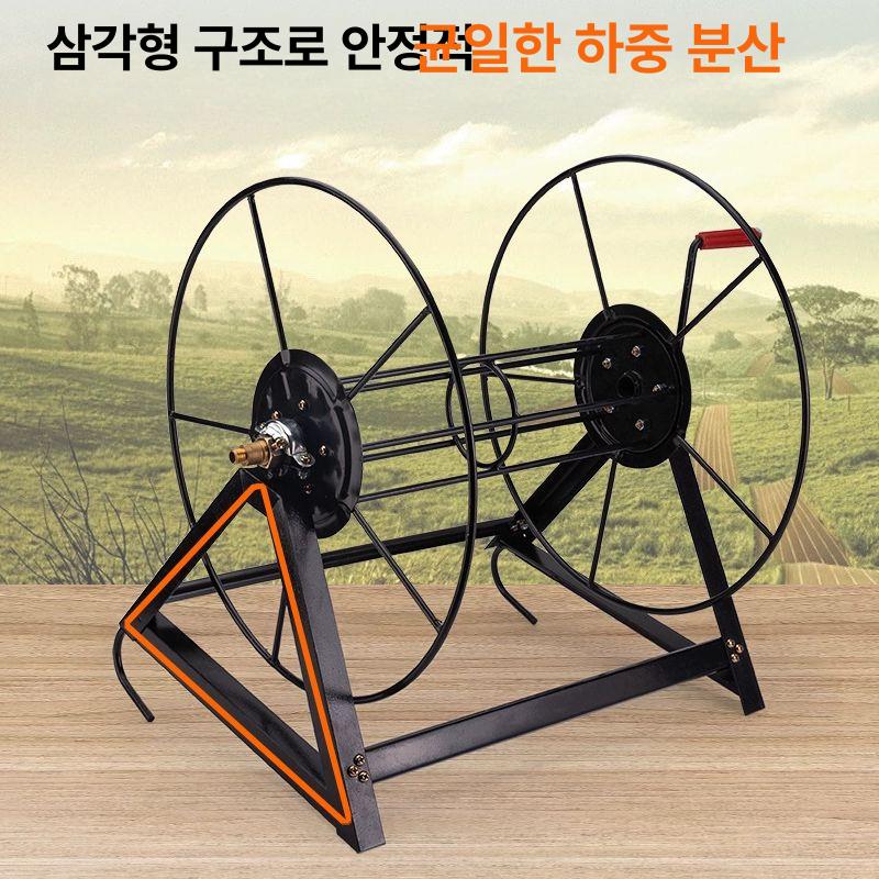농업 워터릴 자동 농기구 튜브 원예 고압 거치대 물호스 농약줄 살포기 권선기 살충 - 상세 이미지 3