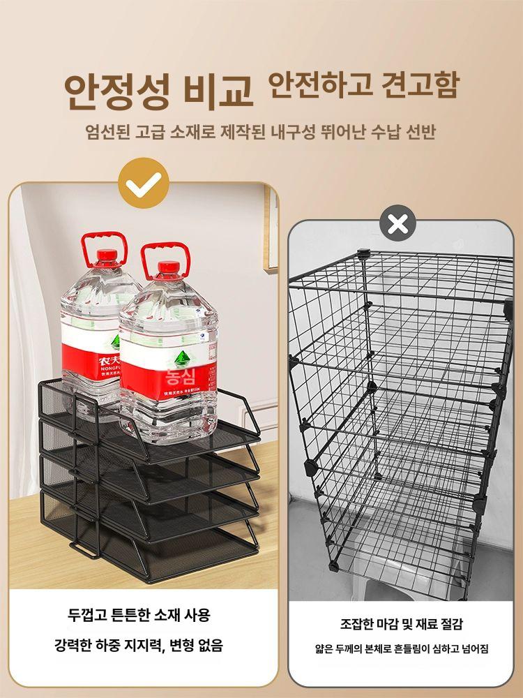 철제 a3보관함 블랙 지류함 정리 파일 수납선반 서류함 문서보관 분류 서류보관함 - 상세 이미지 3