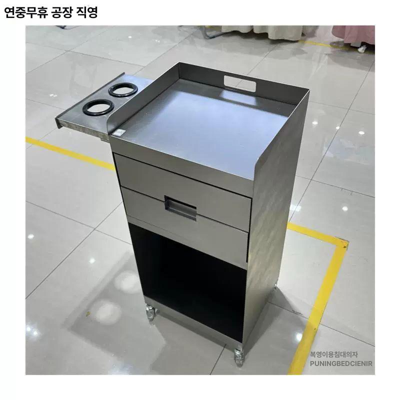 스텐 미용츄레이 서랍 카트 선반 웨건 트롤리 정리함 미용시술 미용트레이 수납 - 상세 이미지 5