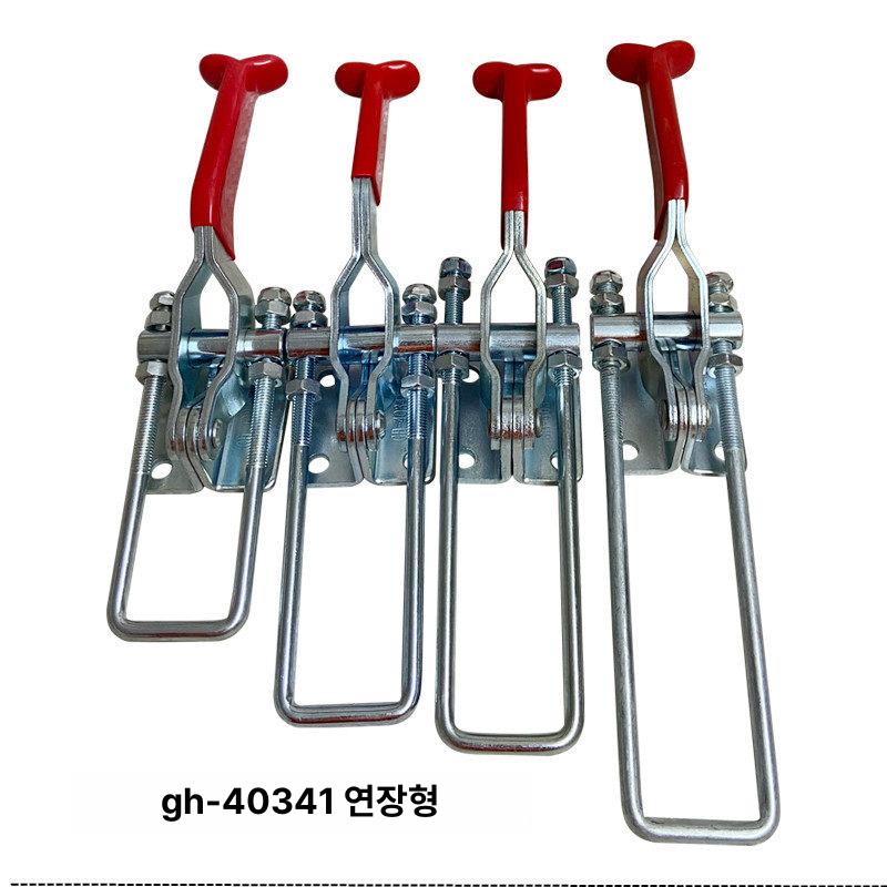 매미고리 클램프 대형 도어 레버클램프 잠금고리 스텐매미고리 잠금쇠 도어래치 부속 중 잠금 - 상세 이미지 4
