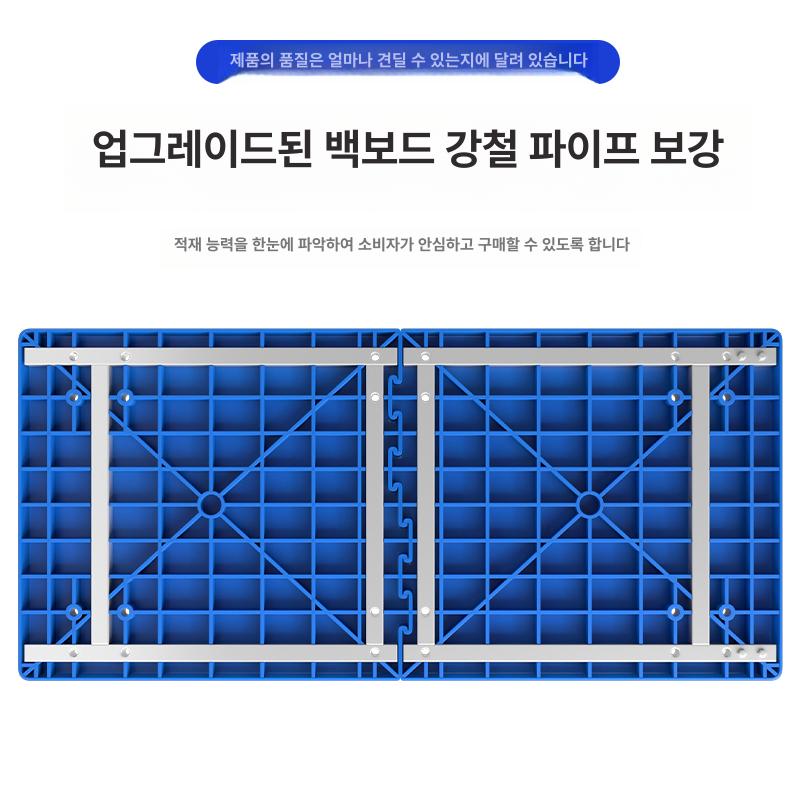 대형 카트 창고 농업용 택배 트롤리 손수레 트레일러 트럭 지게차 화물 운반대차 - 상세 이미지 3