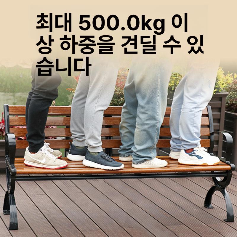 운동장 긴의자 야외용 관공서 등받이 공원벤치 휴식 평벤치 카페 학교 프레임 - 상세 이미지 2