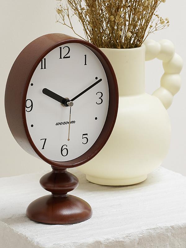 앤티크 식탁 원목 모던 다이닝 원형 우드테이블 우드슬랩 엔틱 거실 클래식 북유럽 - 상세 이미지 2