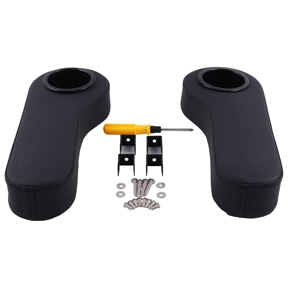 조모이츠 2X 골프 카트 팔걸이 음료 컵 홀더, EZGO 뒷좌석 TXT48 RXV PDS 메달리스트 마라톤과 호환됨 - 상세 이미지 2