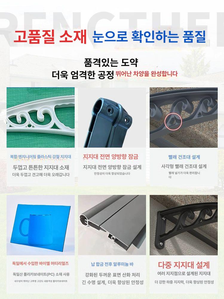 베란다 물받이 방충망 창틀 고정장치 잠금장치 샷시 비닐 창문틀 틈새막이 우레탄 - 상세 이미지 2
