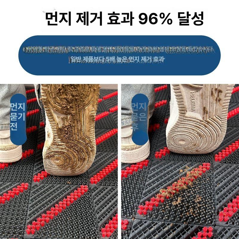 회색 바닥매트 미끄럼방지현관매트 미끄럼방지매트 롤매트 카페트 발매트 블록 매장 - 상세 이미지 2