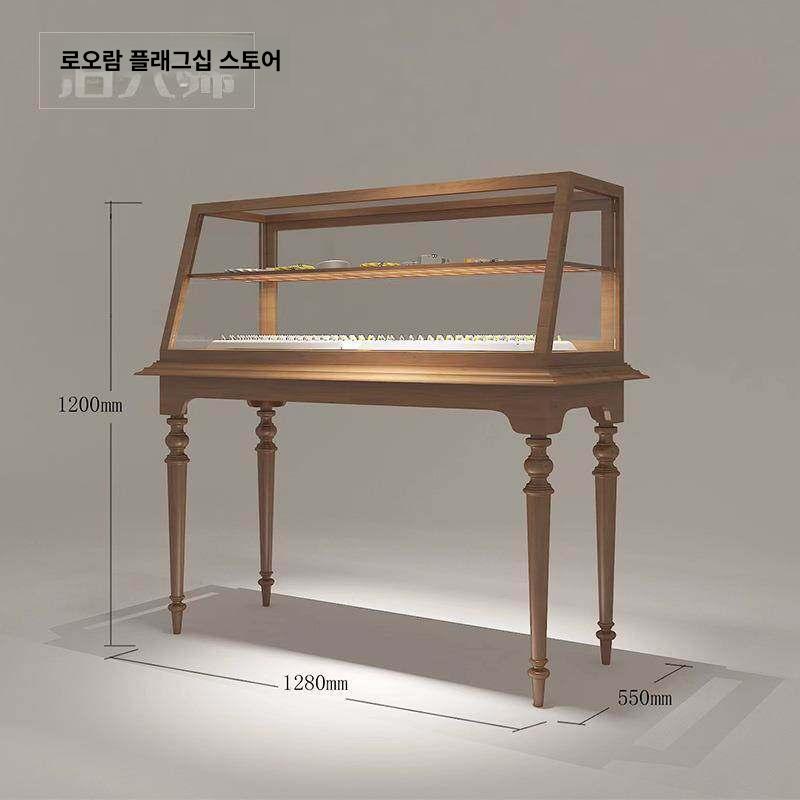 주얼리 거치대 귀금속 전시 진열 원목 스탠드 목걸이 반지 보관 - 상세 이미지 2