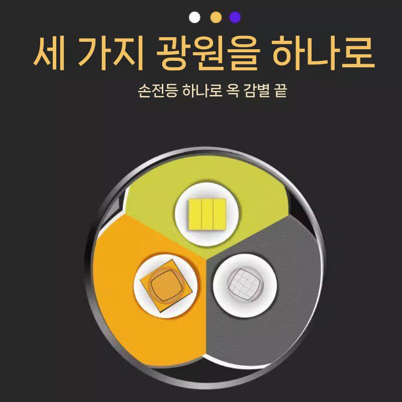자외선랜턴 도자기 라이트 위조지폐 클래식 헤드 보석손전등 표시 고성능 광물 - 상세 이미지 4