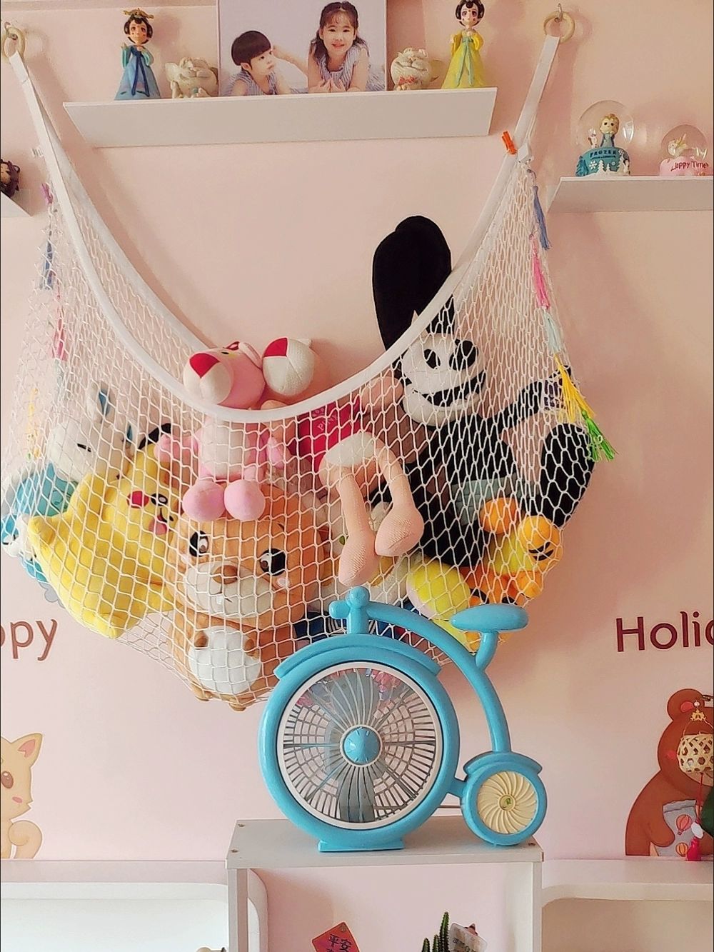 벽걸이 그물 바다 장난감 어망장식 인테리어 해변 - 상품 이미지