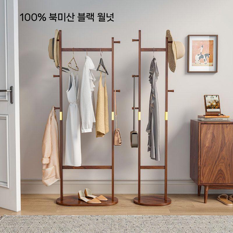 원룸 옷행거 스탠드 거실 코트랙 옷장 옷가게 튼튼한 행거 북유럽 침실 스탠드옷걸이 선인장 - 상세 이미지 2