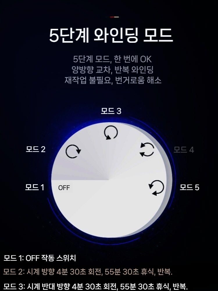 회전 워치보관함 박스 정리함 손목시계 손목 와인딩 시계밥주는기계 오토 상자 수납 와치 - 상세 이미지 5