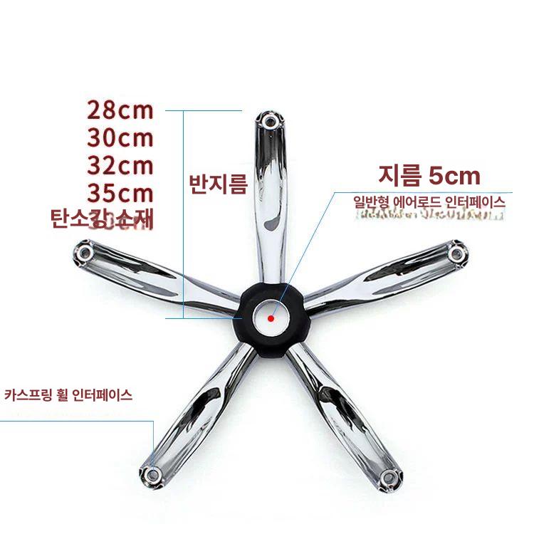 오피스용 사무용의자 컴퓨터의자 의자부품 재택근무 팔걸이 학생용 교체용 등받이 - 상세 이미지 5
